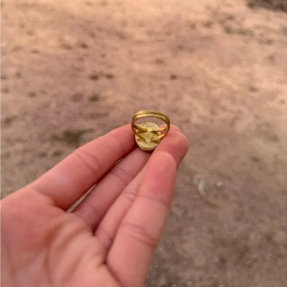 Zuni Bluebird Inlay Ring - Picture 2 of 2